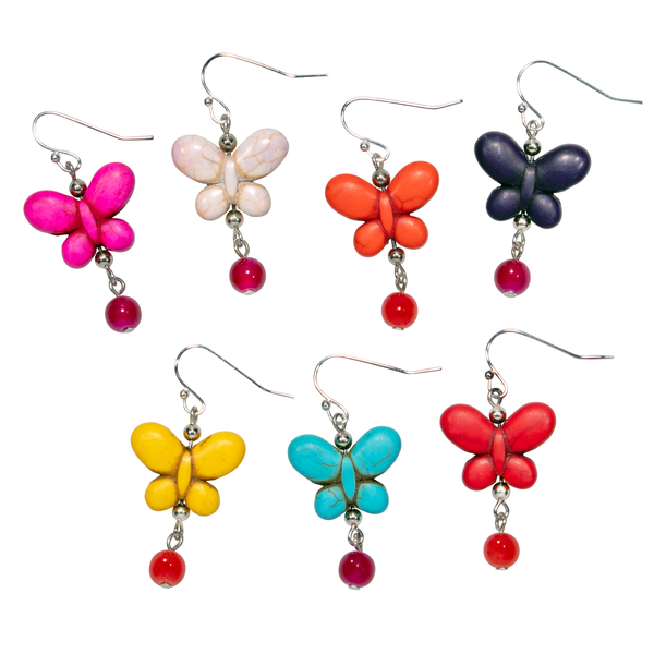 AI171 - Butterfly Kundan Stone Earring