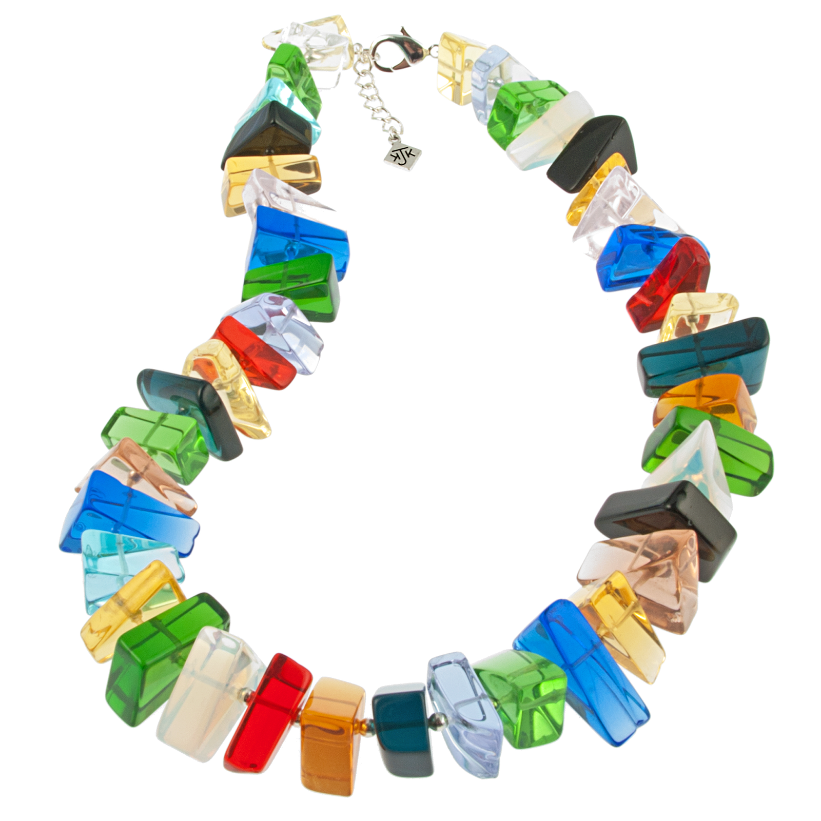 Stained Glass Gem Choker