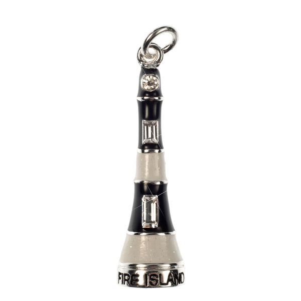 Fire Island Enameled Lighthouse Charm Charm